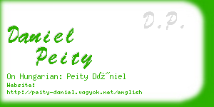 daniel peity business card